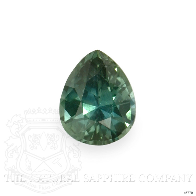 1.23 Ct. Greenish Blue Sapphire from Ceylon (Sri Lanka)