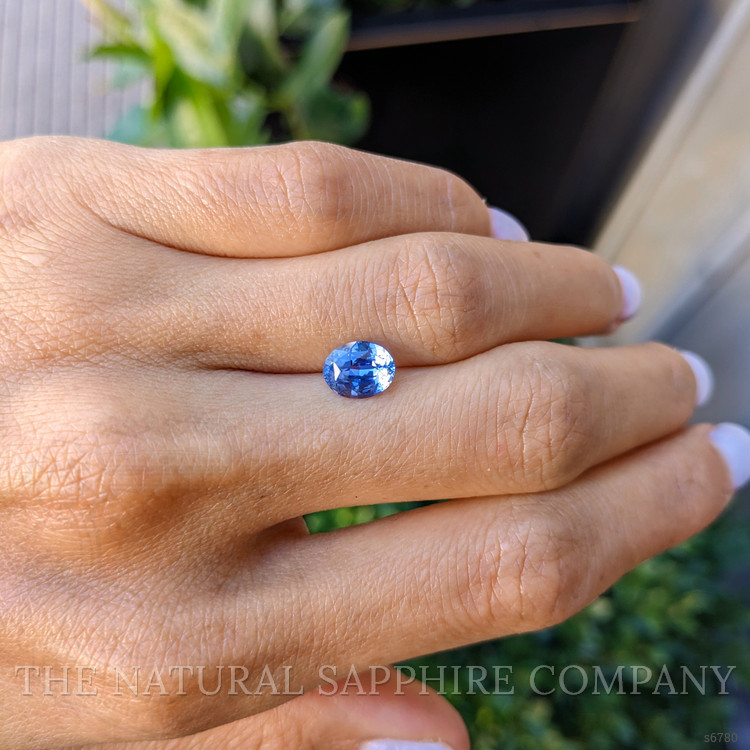 1.97 Ct. Blue Sapphire from Ceylon (Sri Lanka)