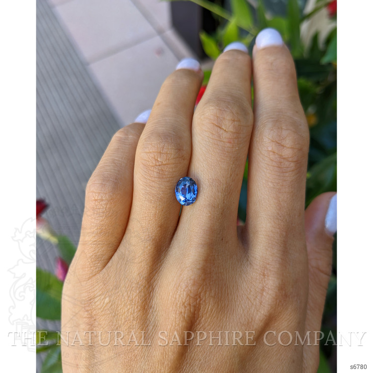 1.97 Ct. Blue Sapphire from Ceylon (Sri Lanka)