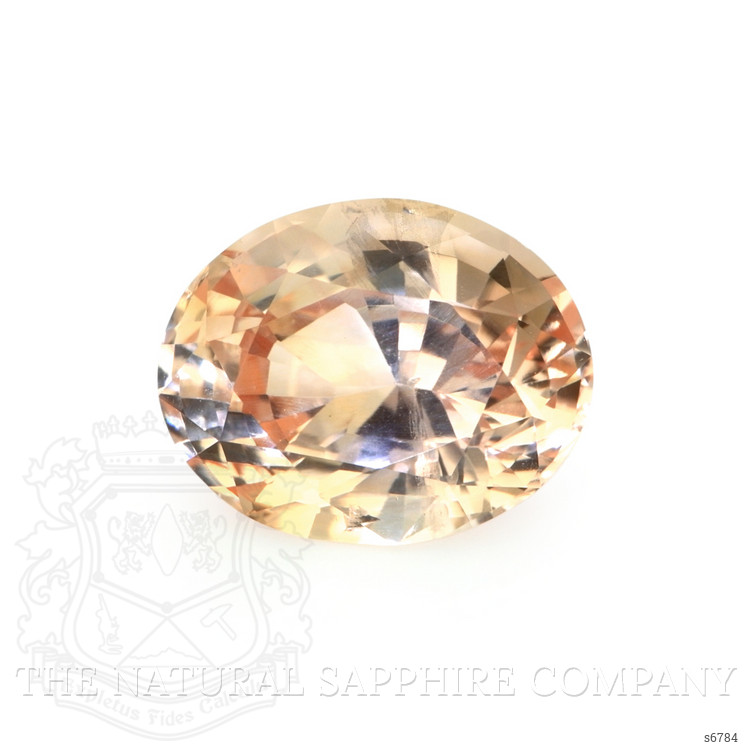 4.80 Ct. Peach Sapphire from Ceylon (Sri Lanka)