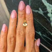 3.23 Ct. Yellow Sapphire from Ceylon (Sri Lanka) Life Style