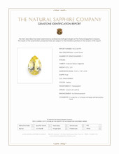2.31 Ct. Yellow Sapphire from Ceylon (Sri Lanka) Scan Report