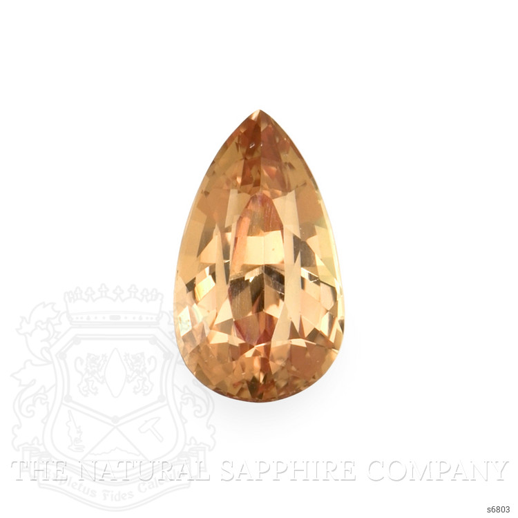 1.58 Ct. Orangish Brown Sapphire from Ceylon (Sri Lanka)