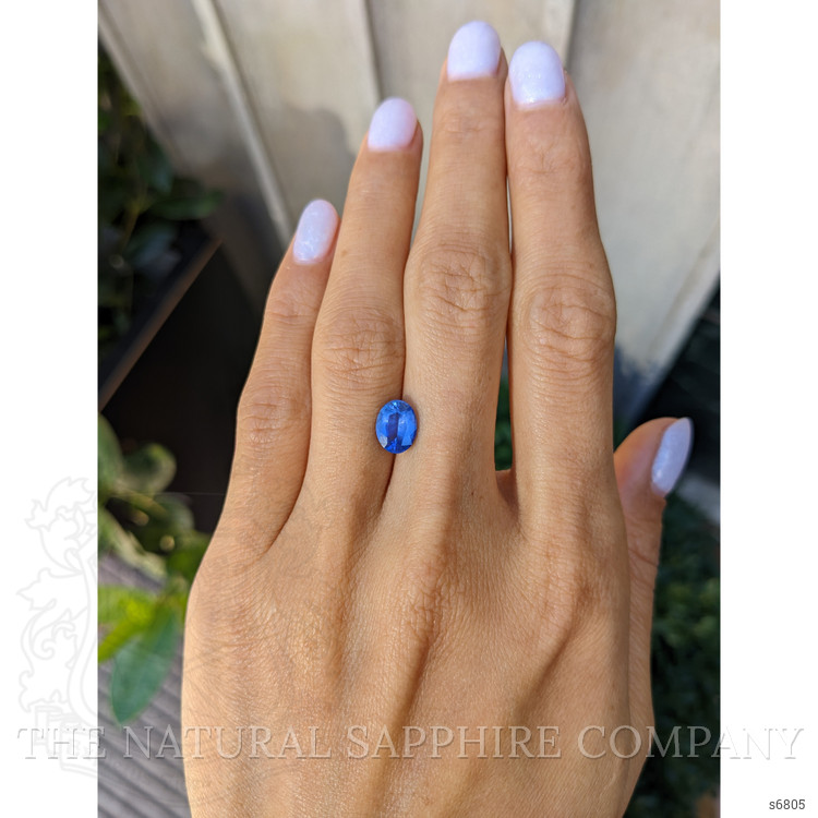 1.94 Ct. Blue Sapphire from Ceylon (Sri Lanka)