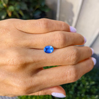 1.94 Ct. Blue Sapphire from Ceylon (Sri Lanka) Life Style