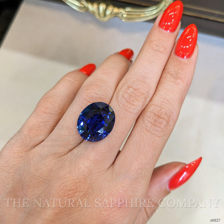 18.06 Ct. Blue Sapphire from Ceylon (Sri Lanka)