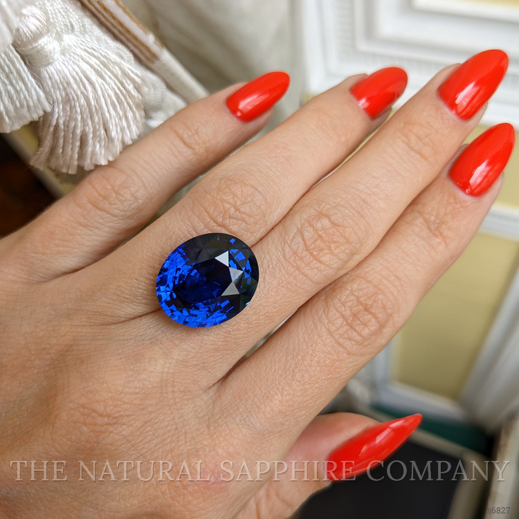 18.06 Ct. Blue Sapphire from Ceylon (Sri Lanka)