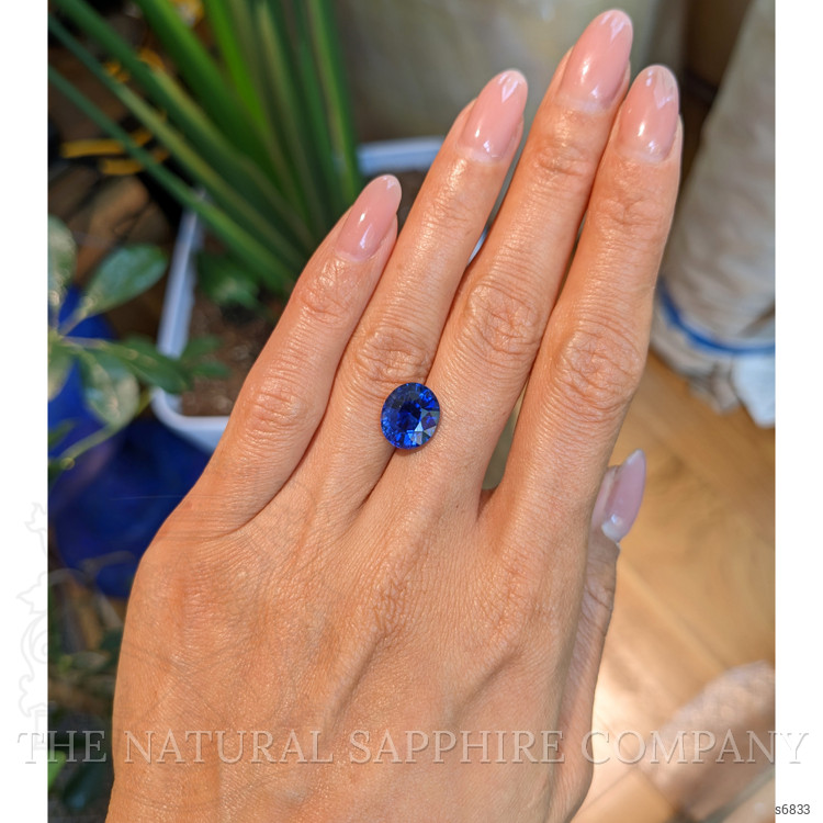 5.46 Ct. Blue Sapphire from Ceylon (Sri Lanka)