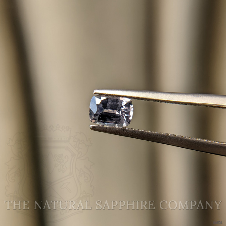 0.66 Ct. Grey Sapphire from Ceylon (Sri Lanka)