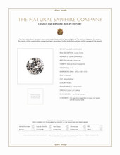 0.44 Ct. Sapphire from Ceylon (Sri Lanka) Scan Report