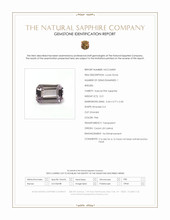 0.51 Ct. Pink Sapphire from Ceylon (Sri Lanka) Scan Report