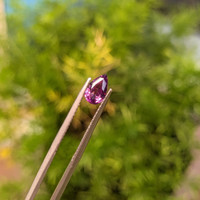 0.90 Ct. Pinkish Purple Sapphire from Ceylon (Sri Lanka) Life Style