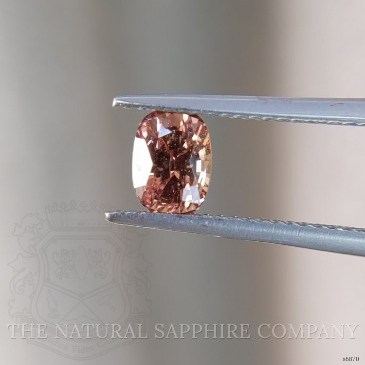 1.36 Ct. Orangish Brown Sapphire from Ceylon (Sri Lanka)