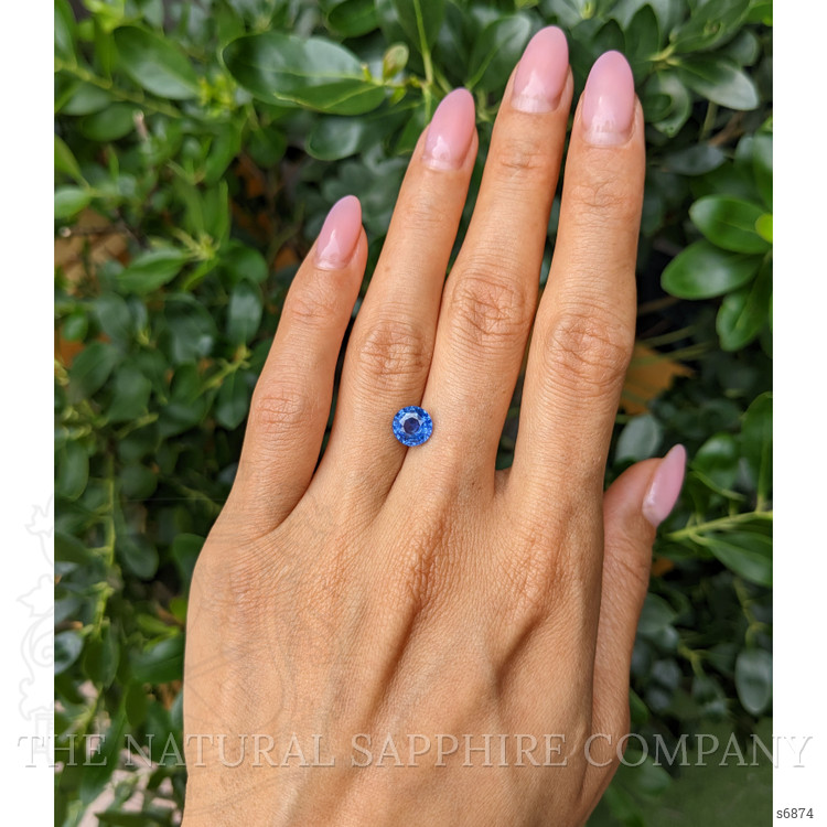2.06 Ct. Blue Sapphire from Ceylon (Sri Lanka)
