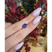 3.58 Ct. Color Change Sapphire from Ceylon (Sri Lanka) Life Style