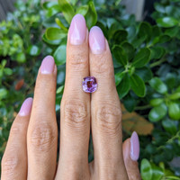 3.04 Ct. Purple Sapphire from Madagascar Life Style