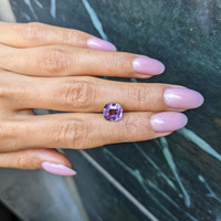 3.04 Ct. Purple Sapphire from Madagascar Life Style