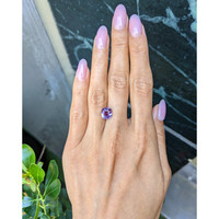 3.04 Ct. Purple Sapphire from Madagascar Life Style