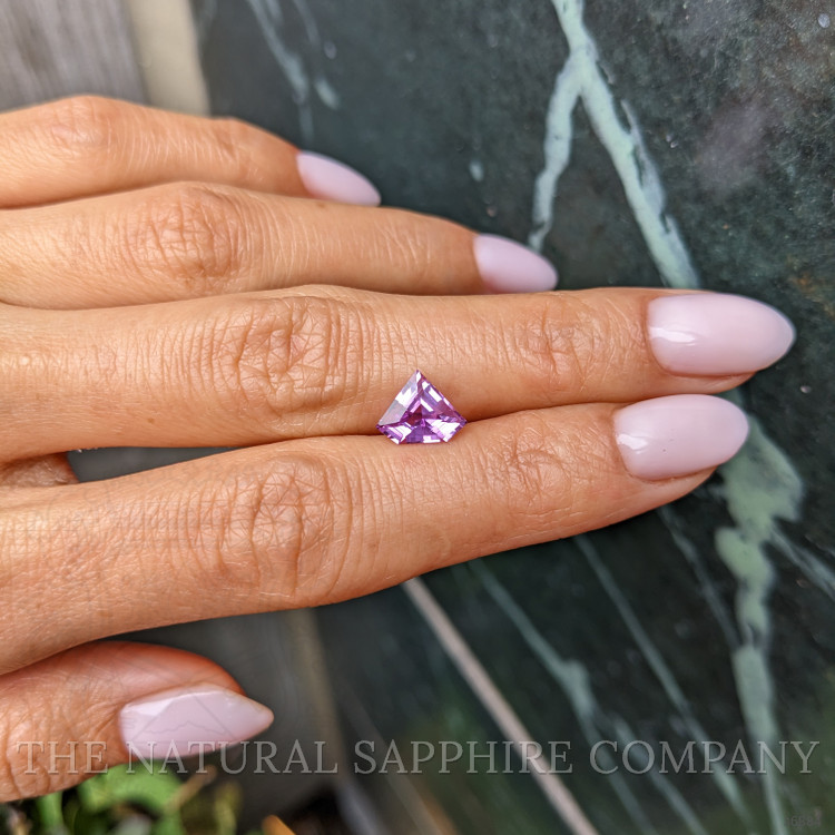 1.58 Ct. Pinkish Purple Sapphire from Ceylon (Sri Lanka)