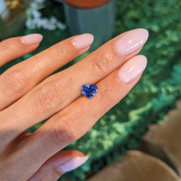 1.67 Ct. Blue Sapphire from Ceylon (Sri Lanka) Life Style