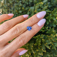 1.67 Ct. Blue Sapphire from Ceylon (Sri Lanka) Life Style