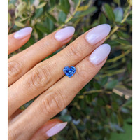 1.67 Ct. Blue Sapphire from Ceylon (Sri Lanka) Life Style
