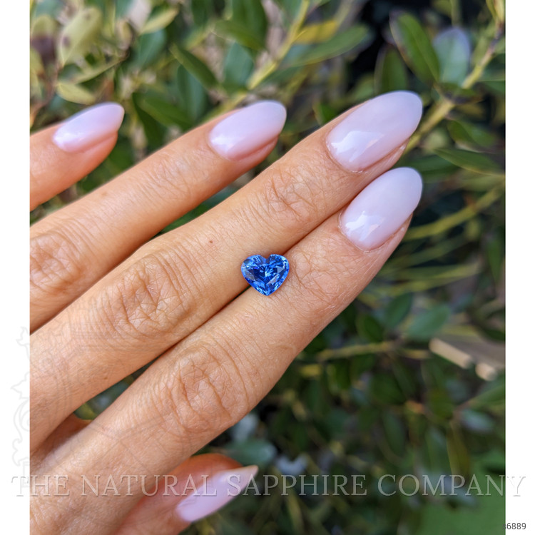 1.67 Ct. Blue Sapphire from Ceylon (Sri Lanka)