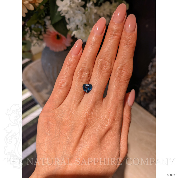2.08 Ct. Greenish Blue Sapphire from Ceylon (Sri Lanka)