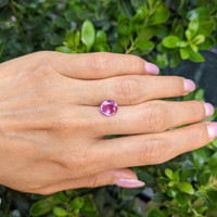 3.13 Ct. Pink Sapphire from Madagascar Life Style