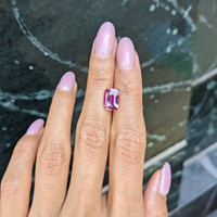 3.03 Ct. Pink Sapphire from Madagascar Life Style