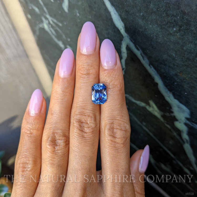 5.12 Ct. Blue Sapphire from Ceylon (Sri Lanka)
