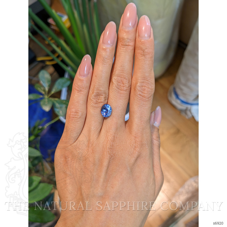3.28 Ct. Blue Sapphire from Ceylon (Sri Lanka)