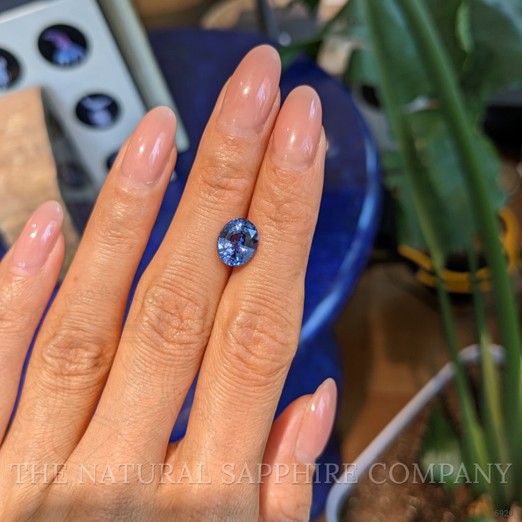 3.28 Ct. Blue Sapphire from Ceylon (Sri Lanka)
