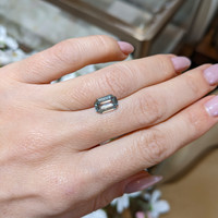 2.00 Ct. Bluish Green Sapphire from Ceylon (Sri Lanka) Life Style