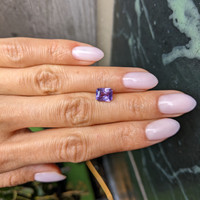 2.34 Ct. Purple Sapphire from Ceylon (Sri Lanka) Life Style