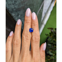 2.54 Ct. Blue Sapphire from Ceylon (Sri Lanka) Life Style