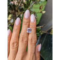 3.55 Ct. Purple Sapphire from Madagascar Life Style