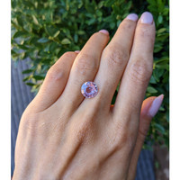 4.14 Ct. Purple Sapphire from Madagascar Life Style