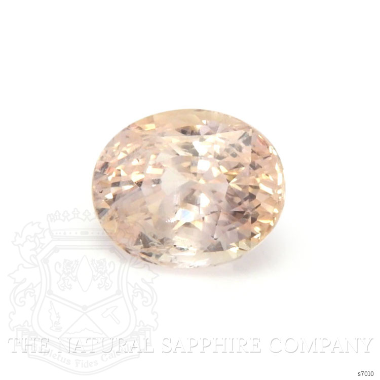 2.77 Ct. Peach Sapphire from Ceylon (Sri Lanka)