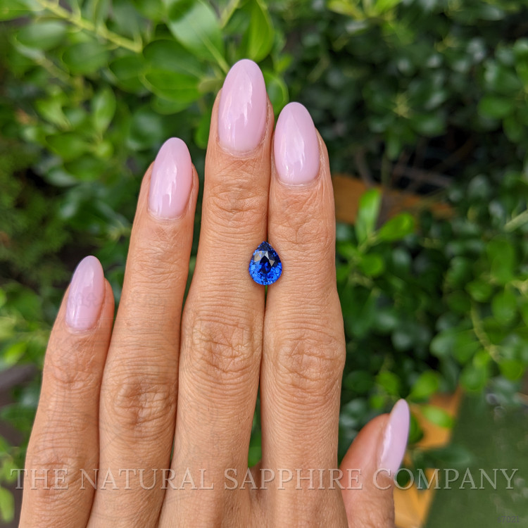 2.03 Ct. Blue Sapphire from Ceylon (Sri Lanka)
