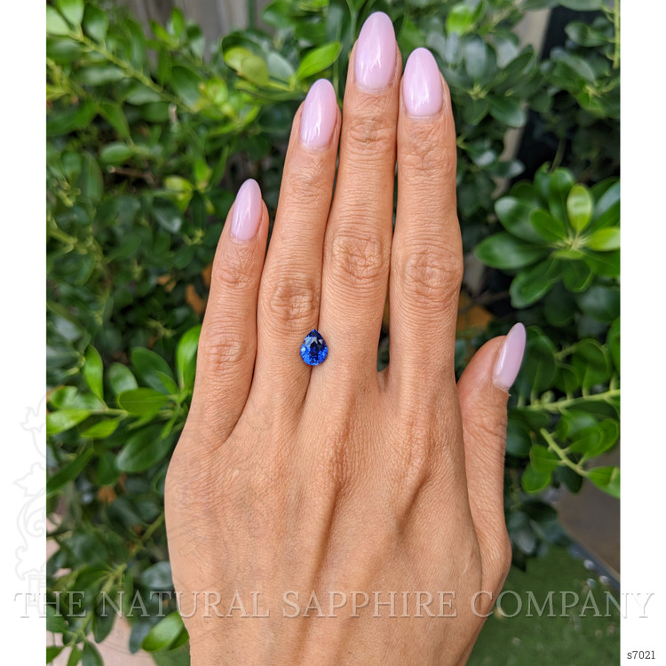 2.03 Ct. Blue Sapphire from Ceylon (Sri Lanka)