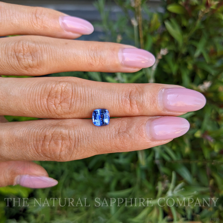 1.96 Ct. Blue Sapphire from Ceylon (Sri Lanka)