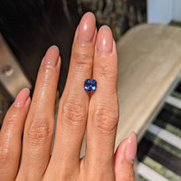 2.28 Ct. Blue Sapphire from Ceylon (Sri Lanka) Life Style