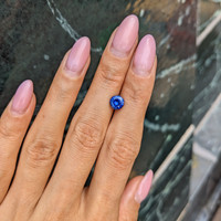 1.34 Ct. Blue Sapphire from Ceylon (Sri Lanka) Life Style
