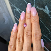 1.56 Ct. Pink Sapphire from Ceylon (Sri Lanka) Life Style