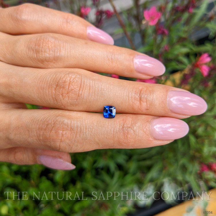 0.79 Ct. Blue Sapphire from Ceylon (Sri Lanka)