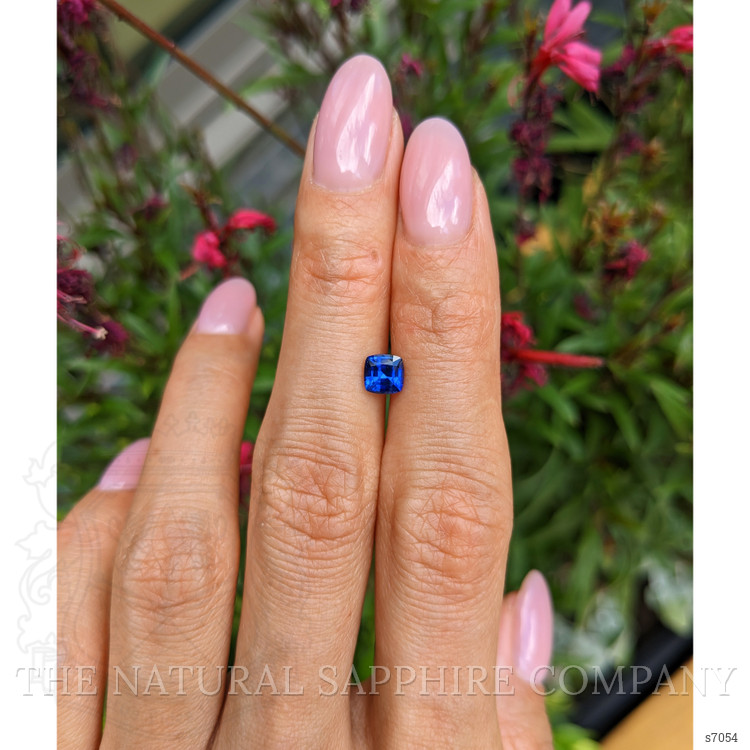 0.79 Ct. Blue Sapphire from Ceylon (Sri Lanka)