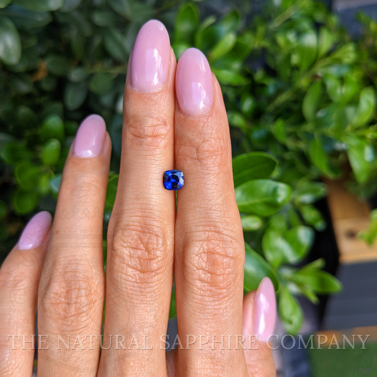 0.76 Ct. Blue Sapphire from Ceylon (Sri Lanka)