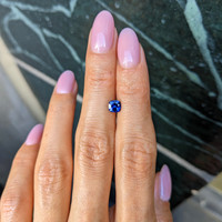 0.76 Ct. Blue Sapphire from Ceylon (Sri Lanka) Life Style