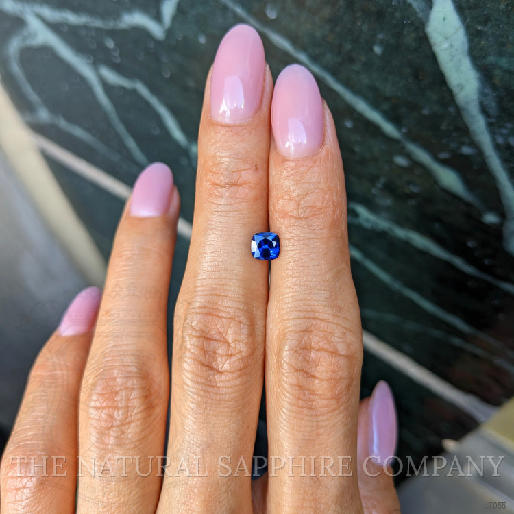 0.76 Ct. Blue Sapphire from Ceylon (Sri Lanka)